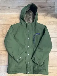 patagonia フード付き中綿コート オリーブグリーン