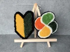 新手標誌・楓葉標誌風格杯墊組|手工製作