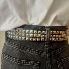 スタッズベルト 本革