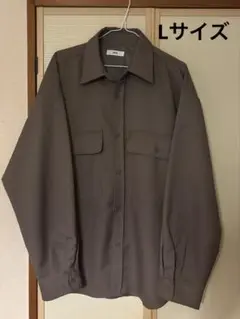 WEGO ブラウン 長袖シャツ Lサイズ　秋服