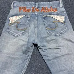 Piko Da Aloha デニムパンツ 刺繍入り　ショートパンツ　86 Y2Kのサムネイル