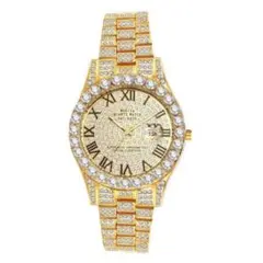 ゴールド ダイヤモンド装飾 腕時計