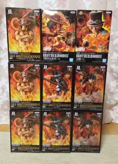 ワンピースブラザーフットフィギュア9点セット★未開封