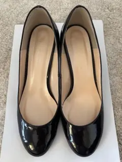 履きやすいGREEN LABEL RELAXING ブラックパンプス23センチ