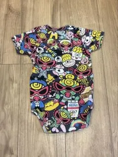 ヒステリックミニ ロンパース 総柄 カラフル 人気デザイン ベビー服 ヒスミニ