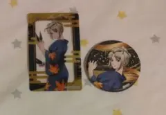 銀魂　ナンジャタウン　吉原大炎上　缶バッジ　購入特典カード　月詠