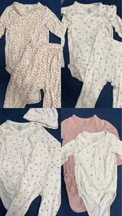 H&M ロンパースセット 6-9M 70cm〜75cm