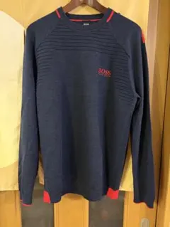HUGO BOSS ヒューゴ・ボス セーター ハーフジップ メンズ XL - メルカリ