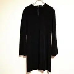 MOGAサイズ2 ブラック Vネックロング トップス