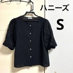 【美品】ハニーズ　シースルブラウス
