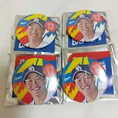 中日ドラゴンズ　柳裕也　缶バッジ　まとめ売り
