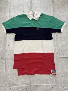 70s-80s IZOD LACOSTE ポロシャツ USA製 トリコロール - メルカリ