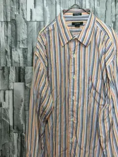 J Crew 長袖シャツ＊ストライプ柄　XLサイズ　＃B-1-11