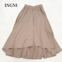 イング フィッシュテールフレアロングスカート イレヘム Aライン 綺麗め 上品のサムネイル