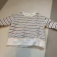 ボーダー 長袖 トレーナー 70
