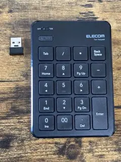 ELECOM ワイヤレステンキー TK-TDP019 ブラック