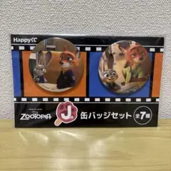 ディズニーズートピア2 オーマイカフェ ニック＆ジュディ缶バッジ 新