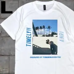 杏里 アンリ TIMELY ANRI music 半袖 tシャツ 白Lサイズ