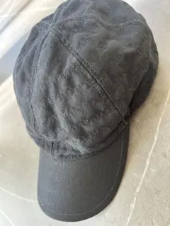 EMPORIO ARMANI ロゴ総柄 キャップ ブラック
