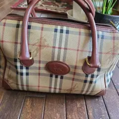 希少 BURBERRYS バーバリー ミニボストンバッグ ノバチェック - メルカリ