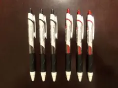 【新品未使用】uni 黒 0.5㍉3本&赤 0.5㍉3本セット