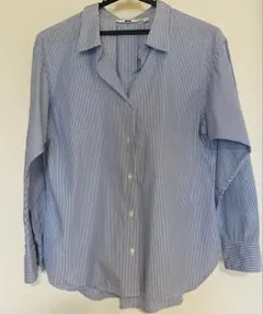 m*p様 UNIQLO ストライプ 長袖シャツ S
