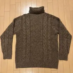 B&Y UNITED ARROWS フィッシャーマンタートルネックニットのサムネイル