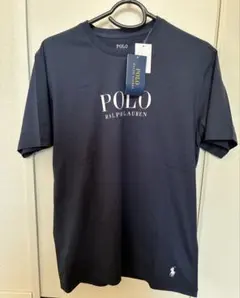 【新品タグ付き】ポロラルフローレン　ロゴ　Tシャツ　コットン　ネイビー
