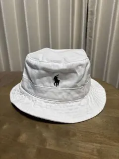 Polo Ralph Lauren ポロラルフローレン　ホワイトバケットハット