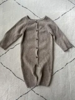 monbebe ニットロンパース Lsize
