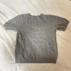 UNIQLO ケーブルクルーネックセーター Lサイズ グレー