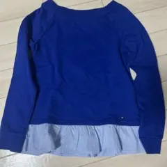 トミーヒルフィガー 青 長袖 トップス