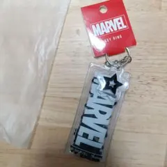 【新品】MARVEL ジェルビーズキーホルダー ロゴ ブラックのサムネイル