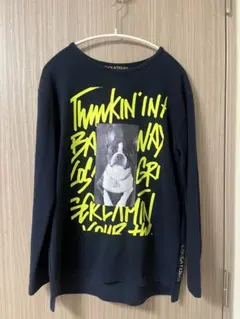 COOLATIQUES クーラティウス フレンチブルドッグ Tシャツ ネイビー