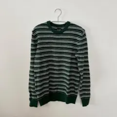 GAP ボーダーニット グリーン 緑