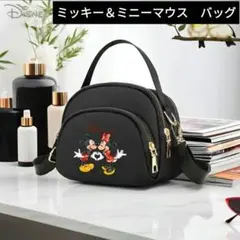 Disney ショルダーバッグ　カップル　ブラック No.21