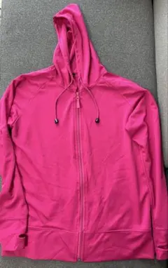 メッシュフルジップフードジャケット Lサイズ ピンク