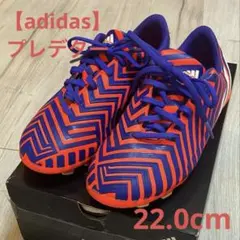 【adidas】サッカー スパイク プレデターアブソラド 22.0cm オレンジ