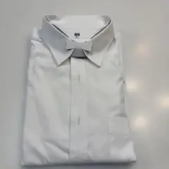 ユニクロ XL 長袖 白シャツ フォーマル 冠婚葬祭 ビジネス 綿100%