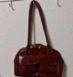 SHEIN バッグ 赤 ワインレッド