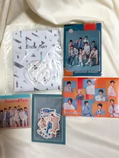 SnowMan メモ ミニクリアファイル フレークシール