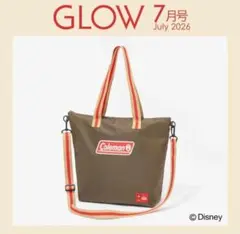 GLOWグロー7月号付録ディズニーデザインコールマン2WAYトートバッグ未開封のサムネイル