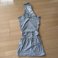xgirl フード付きノースリーブワンピース 140