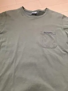 Columbia オリーブグリーン Tシャツ L