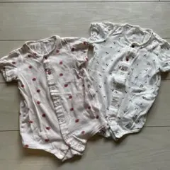 Akachan no Shiro ロンパース 2枚セットのサムネイル