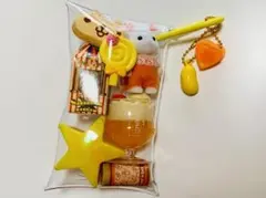 ガチャ詰めポーチ シルバニア ねずみ 黄色 イエロー オレンジ