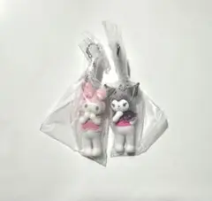 サンリオキャラクターズ　ミニチュアチャーム　ライブキャラクター　マイメロ　クロミ