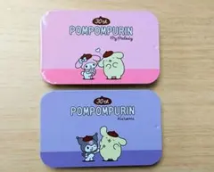 サンリオ　ポムポムプリン 30th スライド缶ラムネ　マイメロディ＆クロミセット