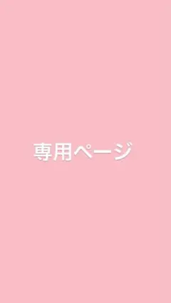 専用ページ