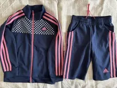 adidas ジャージセット ネイビー/ピンク